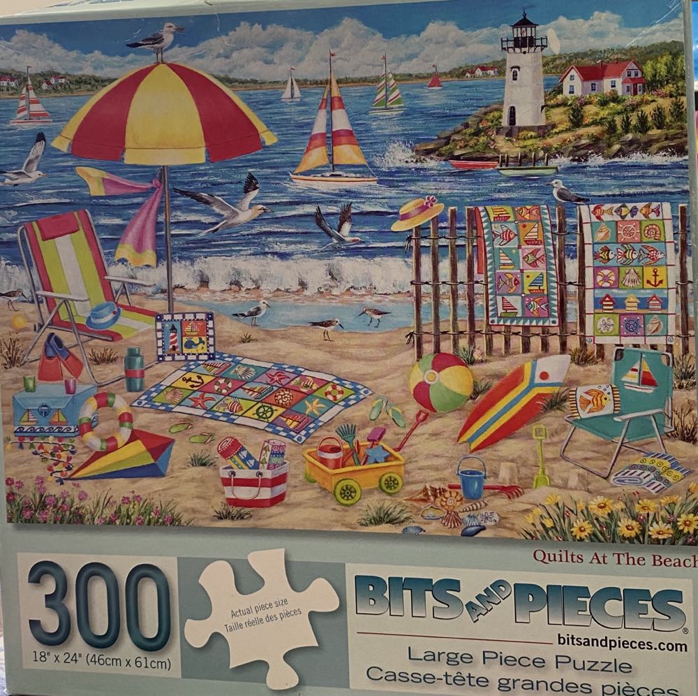 Quilts At The Beach - Bits And Pieces puzzle collectible [Barcode 192949041241] - Main Image 2