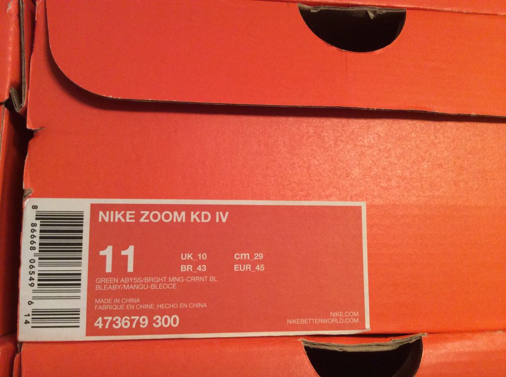 KD 4 Year Of The Dragon - Nike shoe collectible [Barcode 886668065496] - Main Image 2