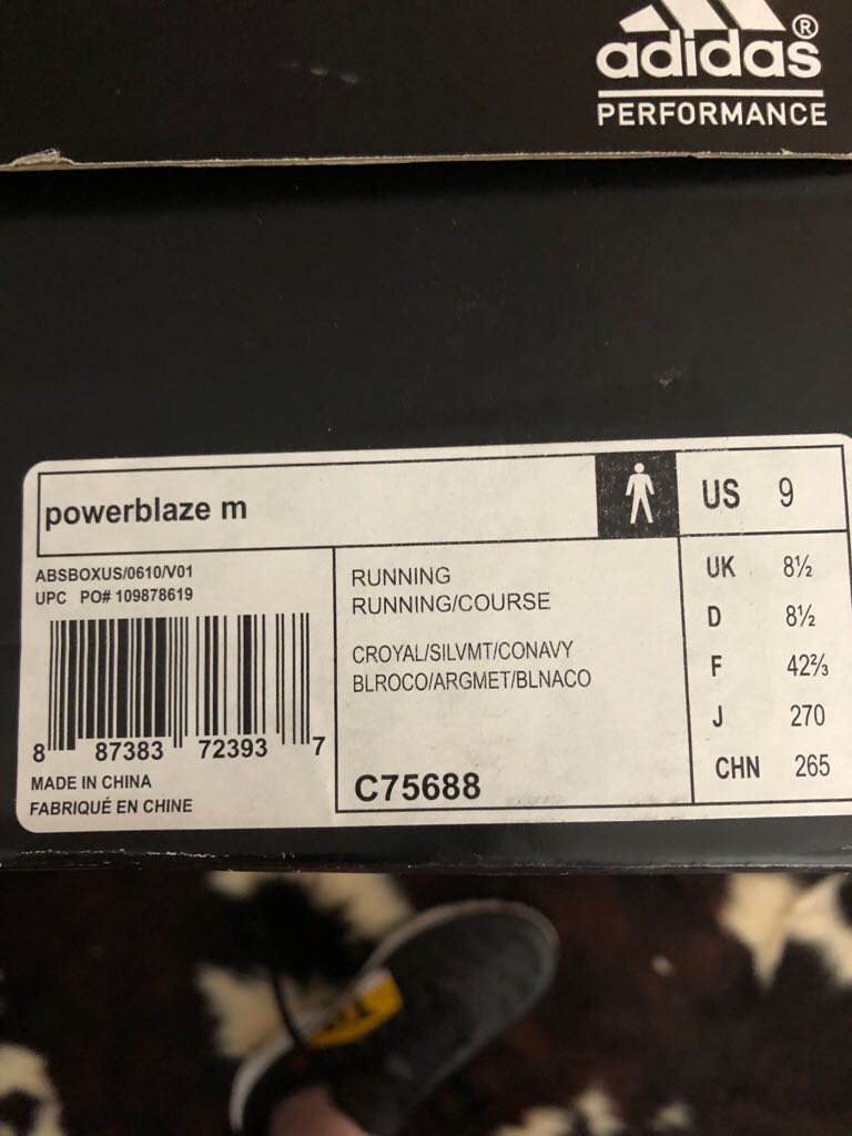 Adidas PowerBlaze M - Adidas shoe collectible [Barcode 887383723937] - Main Image 2