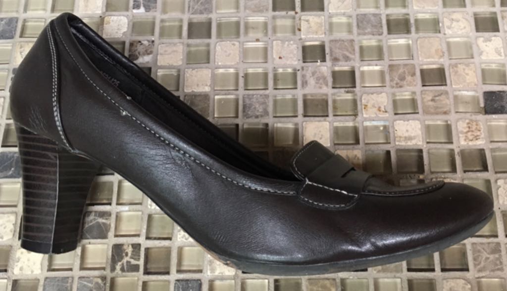 Brown Penny Loafer Like Heal - George shoe collectible - Main Image 2