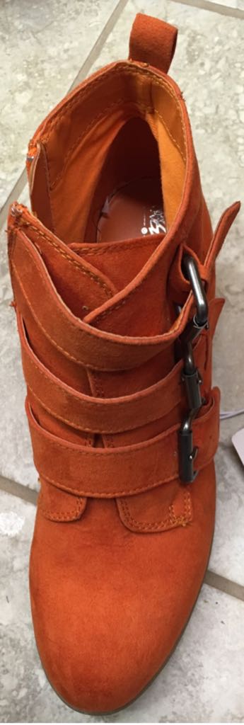 Orange Ankle Boots - Mossimo shoe collectible - Main Image 2