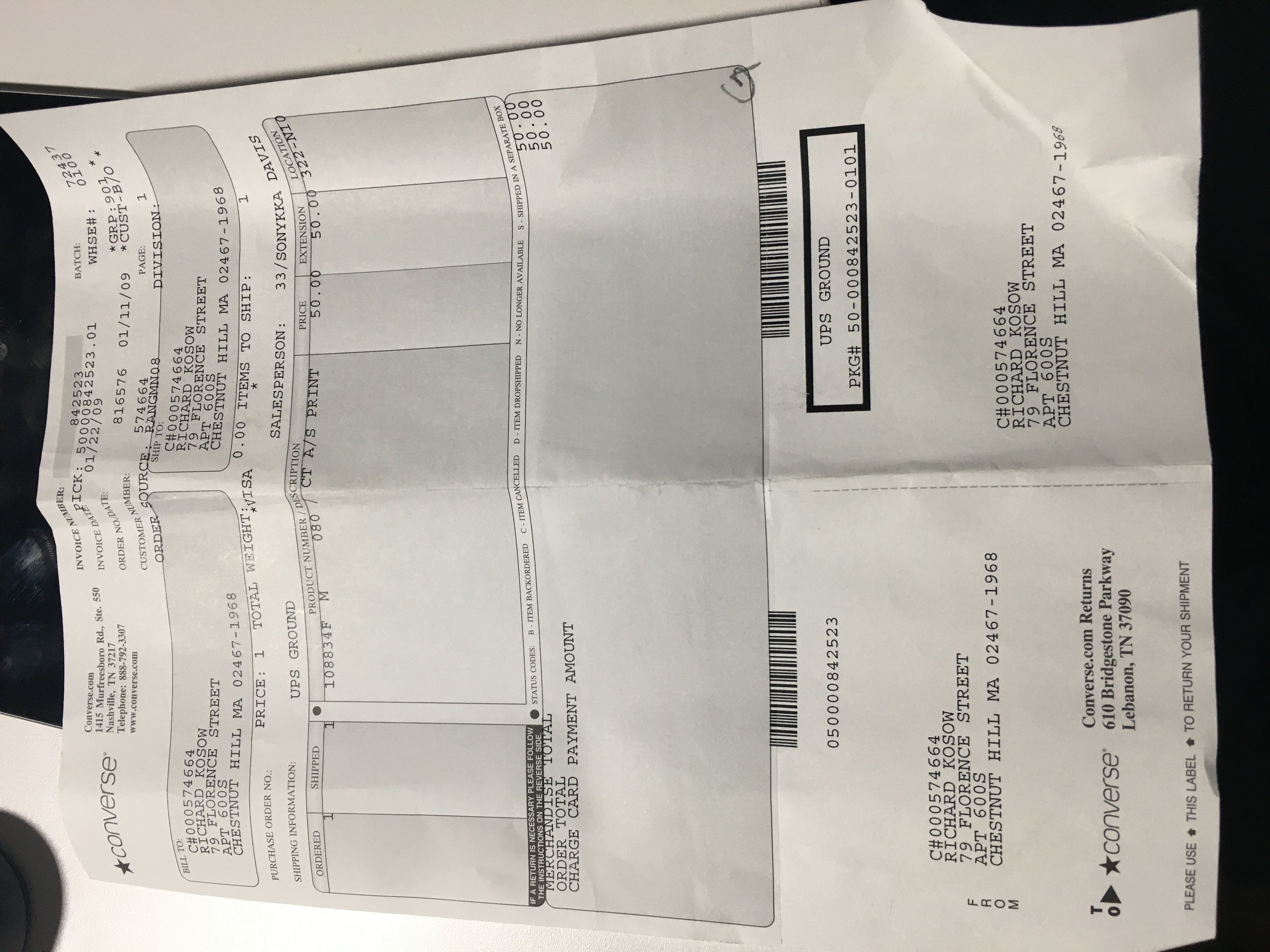 CT WHO JUMP HI - Converse shoe collectible [Barcode 022868244310] - Main Image 3