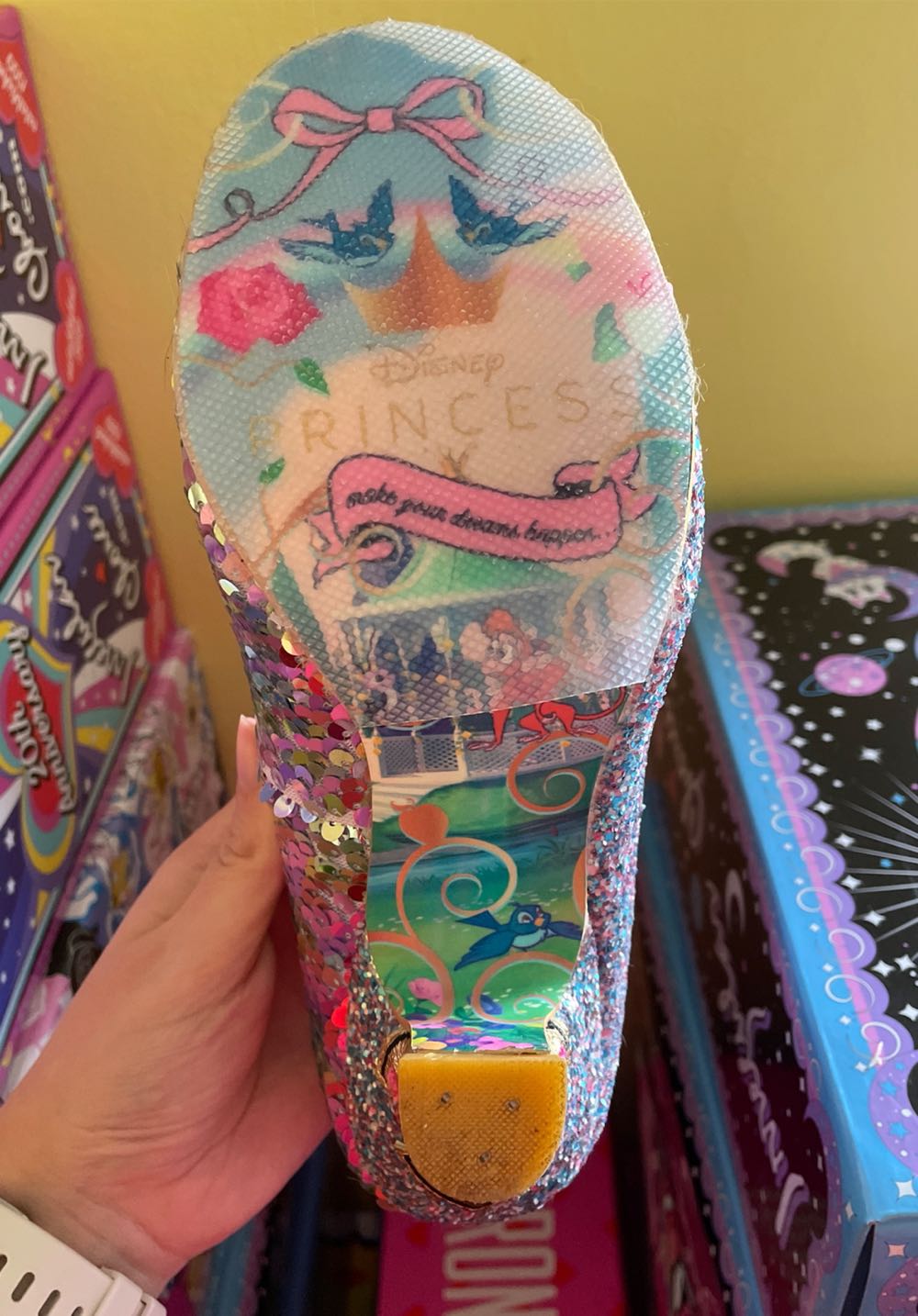 Touch The Spindle “Gold/Multi” Size 37 - Irregular choice shoe collectible [Barcode 5052224589453] - Main Image 3