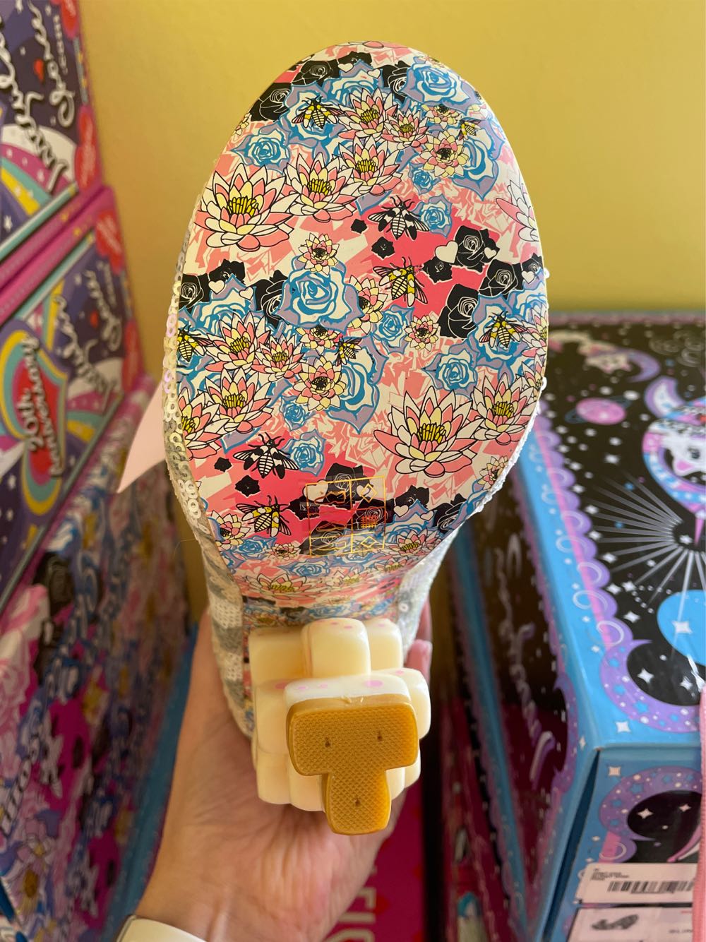 Poker Joker “Pink” Size 37 Exclusive - Irregular choice shoe collectible [Barcode 5052529650773] - Main Image 3