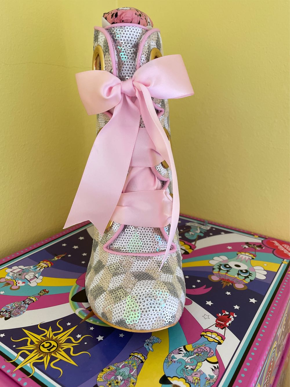 Poker Joker “Pink” Size 37 Exclusive - Irregular choice shoe collectible [Barcode 5052529650773] - Main Image 4