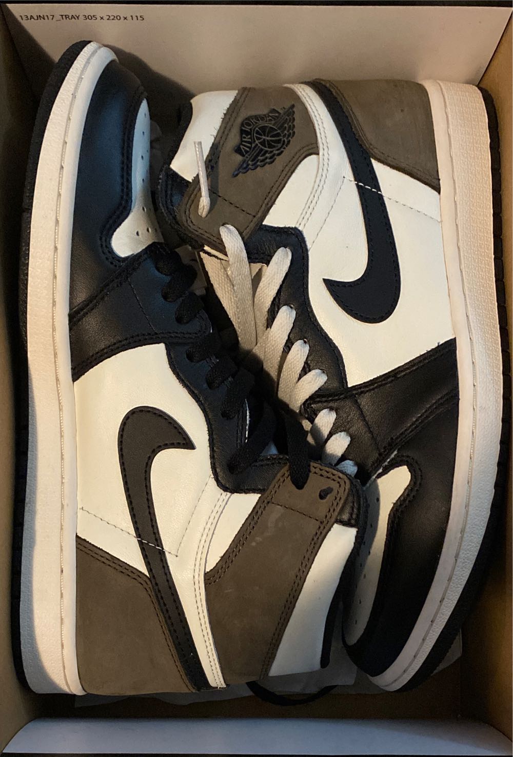 Air Jordan Retro 1 High “Dark Mocha - Jordan shoe collectible [Barcode 194498335116] - Main Image 2