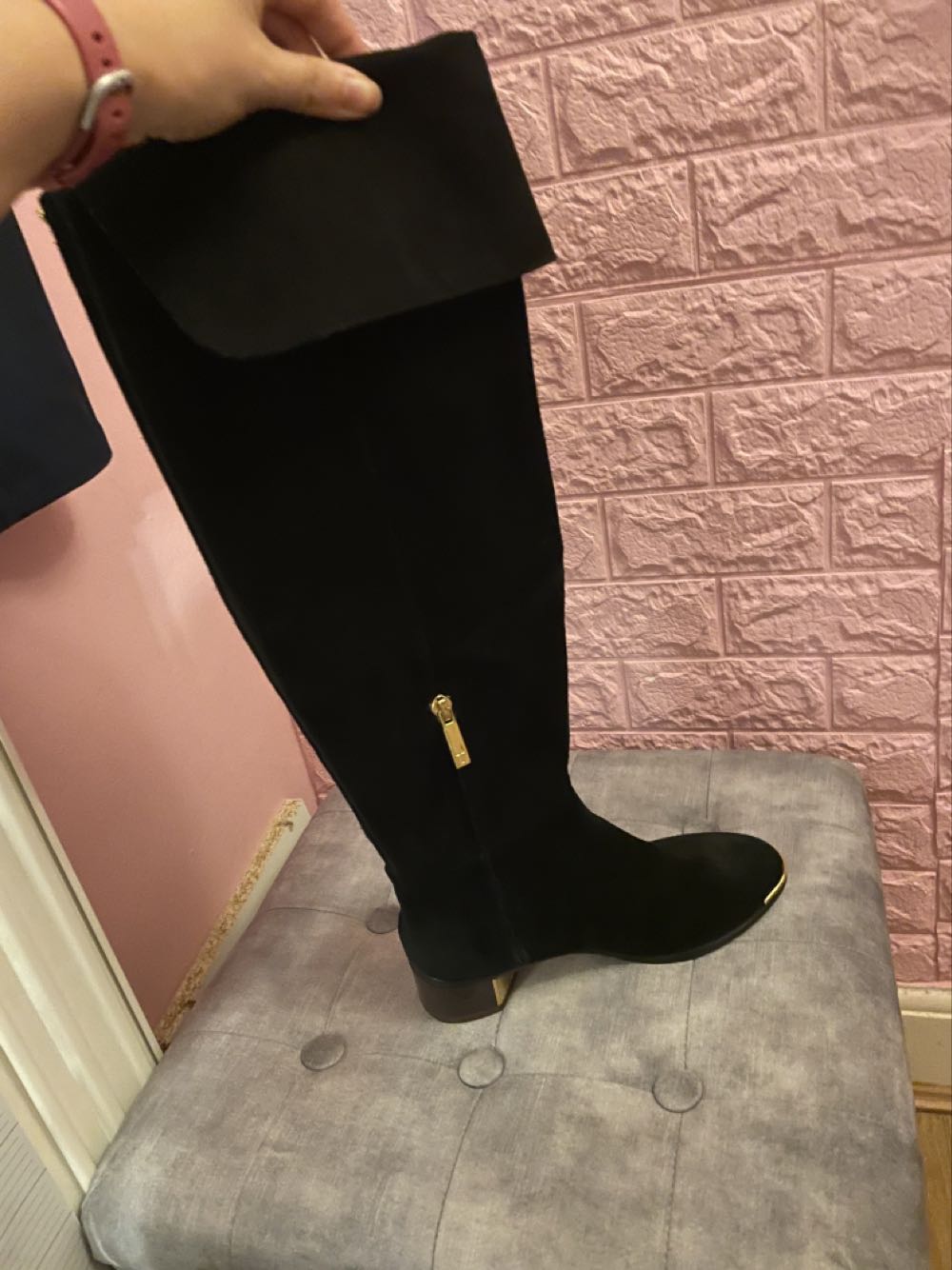 Nayomie Over Knee Boots “Black” Size 37/4 - Ted Baker shoe collectible - Main Image 2