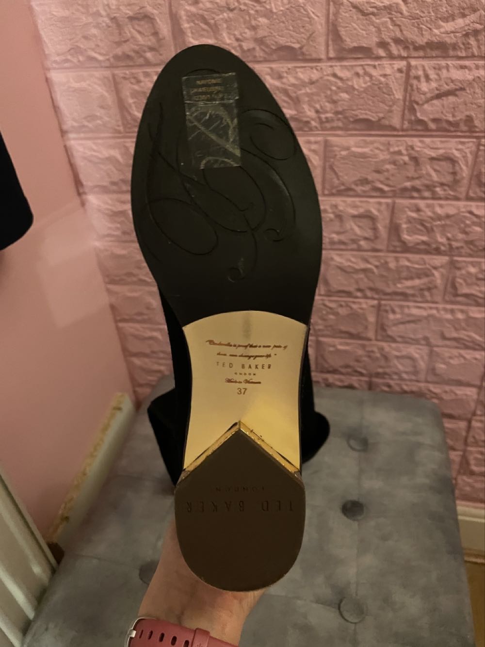 Nayomie Over Knee Boots “Black” Size 37/4 - Ted Baker shoe collectible - Main Image 3