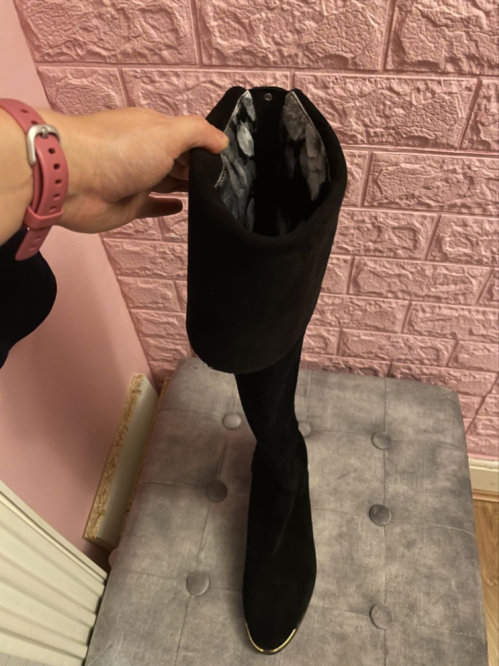 Nayomie Over Knee Boots “Black” Size 37/4 - Ted Baker shoe collectible - Main Image 4