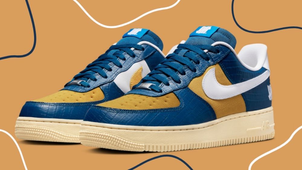 Undefeated X Nike Air Force 1 Low Sp - Undefeated shoe collectible [Barcode 195244260485] - Main Image 2