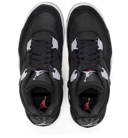 Air Jordan 4 Black And Light Steel  shoe collectible - Main Image 2