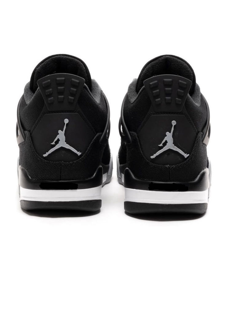 Air Jordan 4 Black And Light Steel  shoe collectible - Main Image 4