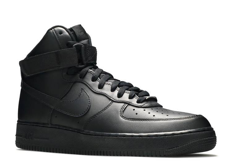 Nike Air Force 1 High ‘07 “Triple Black” - Nike Air Force shoe collectible - Main Image 2