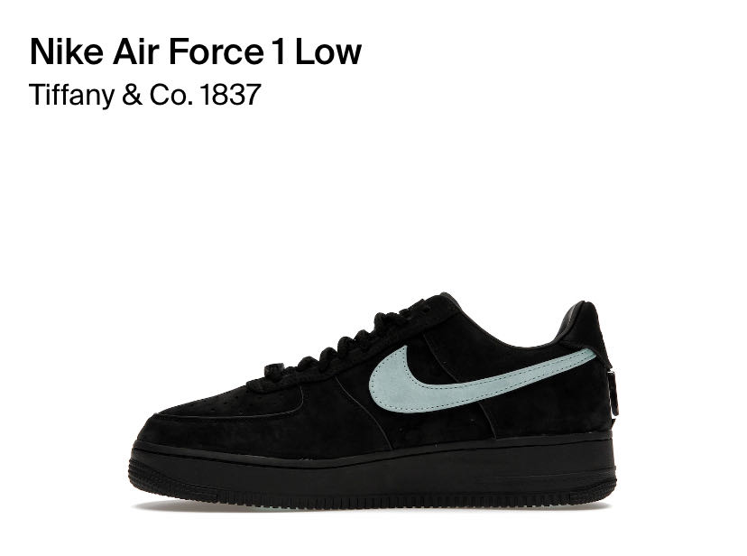 Nike Air Force 1 Low Tiffany & Co. 1837  shoe collectible - Main Image 3