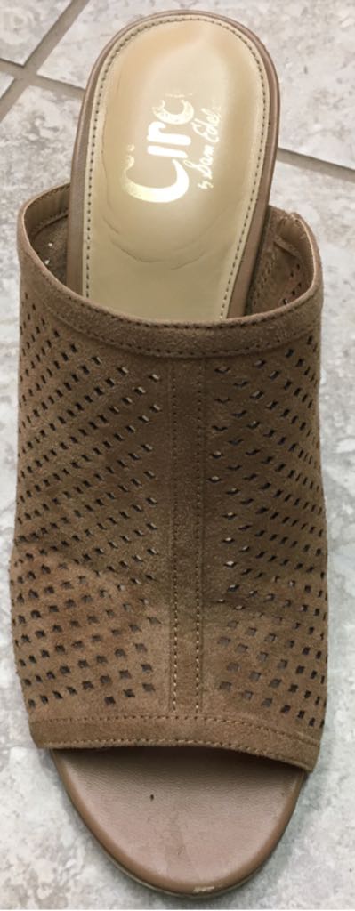 Brown No Back Open Toe Heal - Circus shoe collectible - Main Image 2