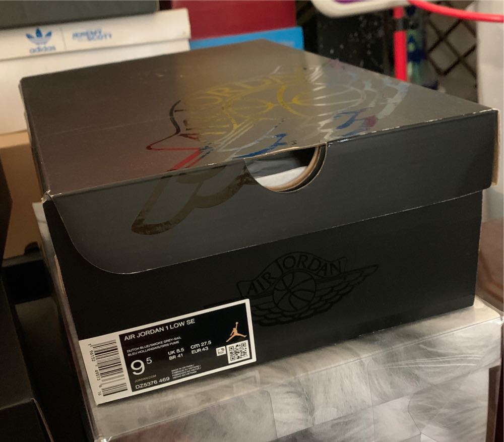 Dz5376 469 Nike Air Jordan 1 Low Tokyo 96 Vintage Unc Grey University Blue Sail - Air Jordan 1 Low SE shoe collectible [Barcode 196152495136] - Main Image 2