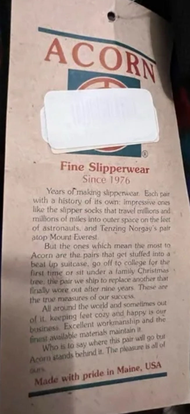 Acorn Polar Pair Fleece Slippers - Acorn shoe collectible - Main Image 2