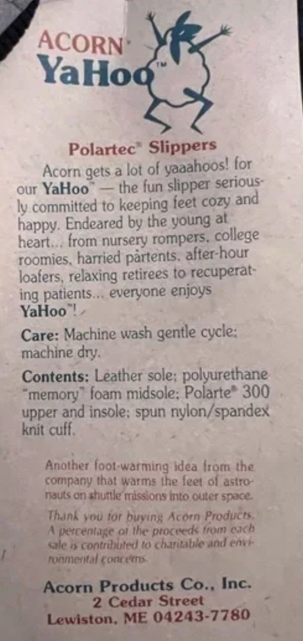 Acorn Polar Pair Fleece Slippers - Acorn shoe collectible - Main Image 3