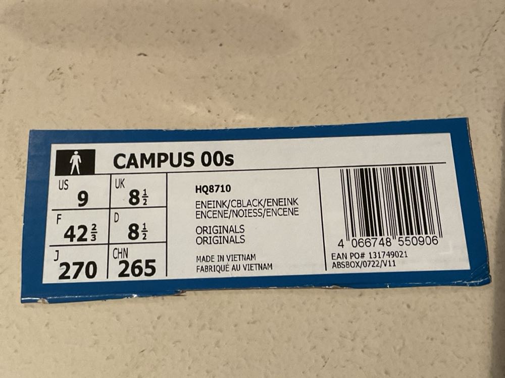 Campus 00s Shoes Purple - Adidas shoe collectible [Barcode 4066748550906] - Main Image 4