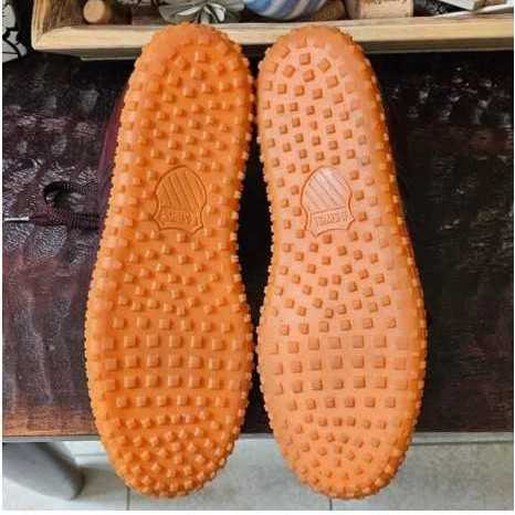 K-Swiss Men’s Leather Low Top Sneakers, Brown/Orange,

 - K Swiss shoe collectible - Main Image 3