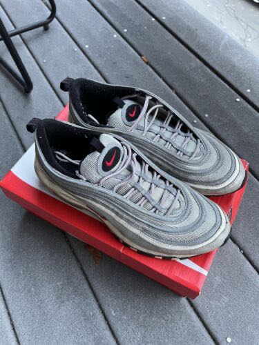 Nike Men’s Low-top Sneakers White Black Neutral Grey True Red 10