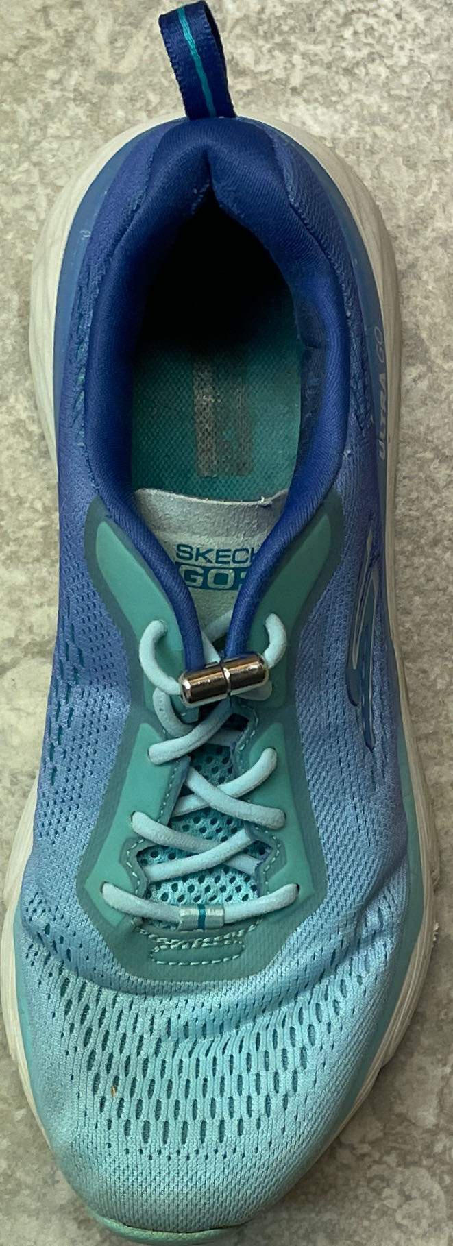 Blue Ombre Tennis Shoe - Skechers shoe collectible - Main Image 2