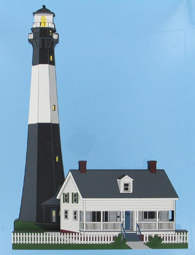 Tybee Island Lighthouse  snow globe collectible - Main Image 1