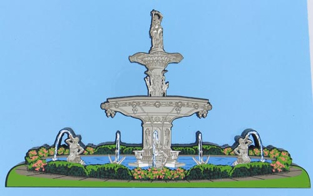 Forsyth Fountain  snow globe collectible - Main Image 1
