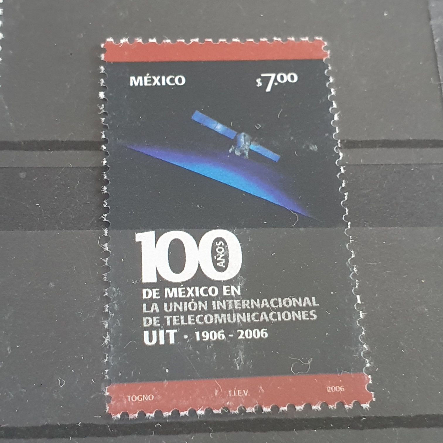 100 Años De México En La Unión Internacional De Telecomunicaciones  stamp collectible - Main Image 2