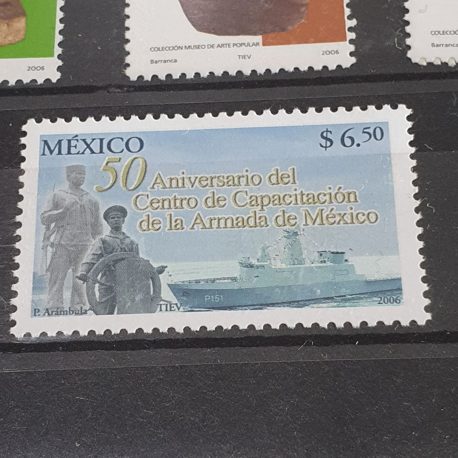 50 Aniversario Del Centro De Capacitación De La Armada De México  stamp collectible - Main Image 2