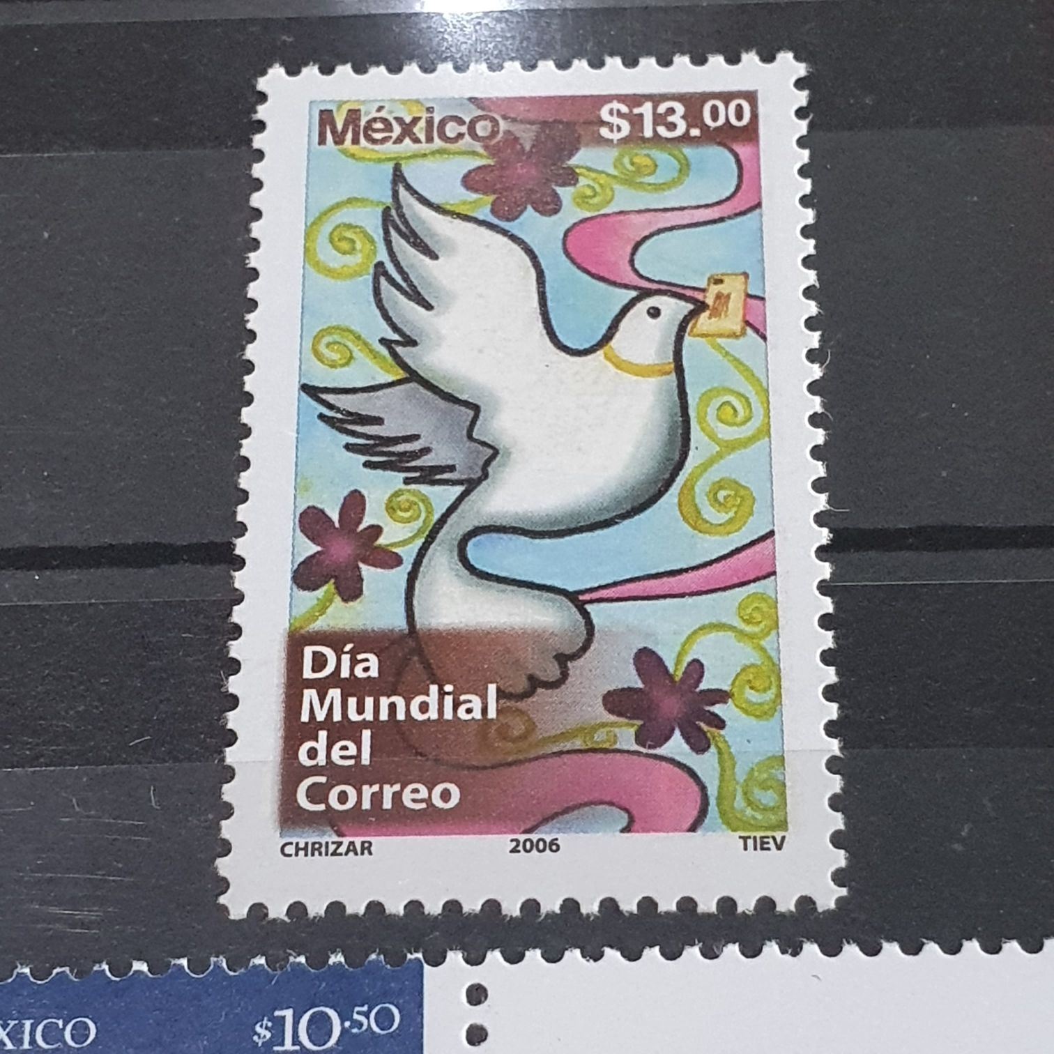 Día Mundial Del Correo  stamp collectible - Main Image 2