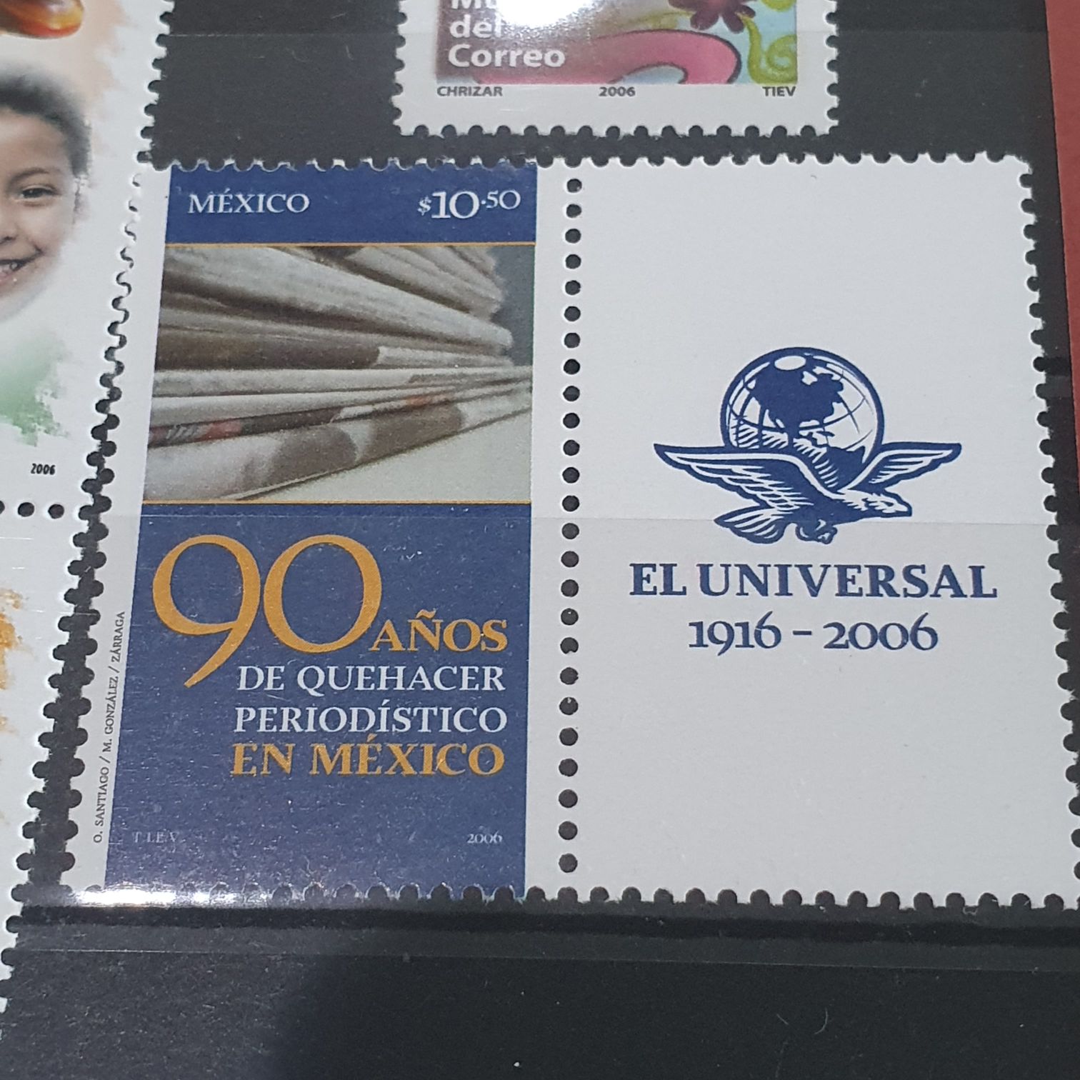 El Universal 90 Años  stamp collectible - Main Image 2