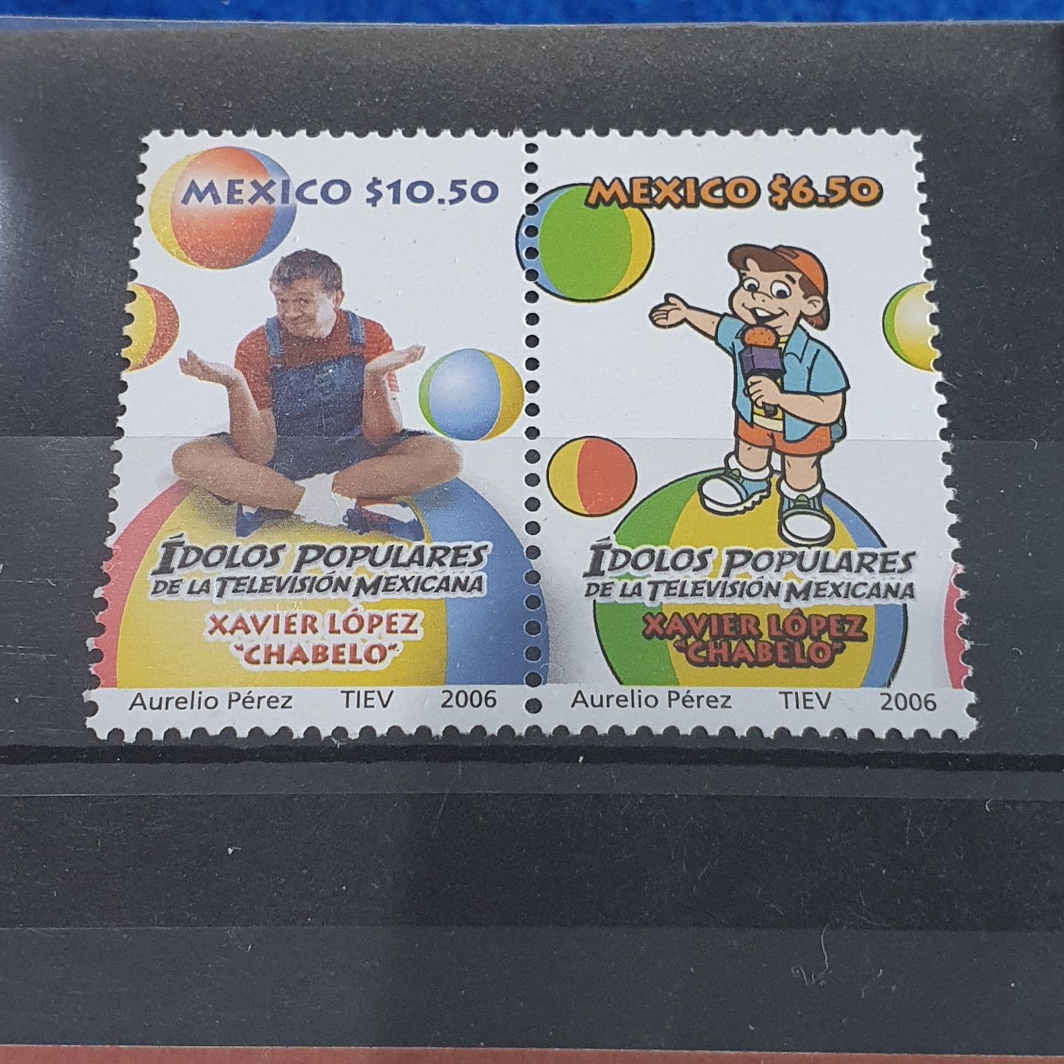 Ídolos Populares De La Televisión Mexicana  stamp collectible - Main Image 2