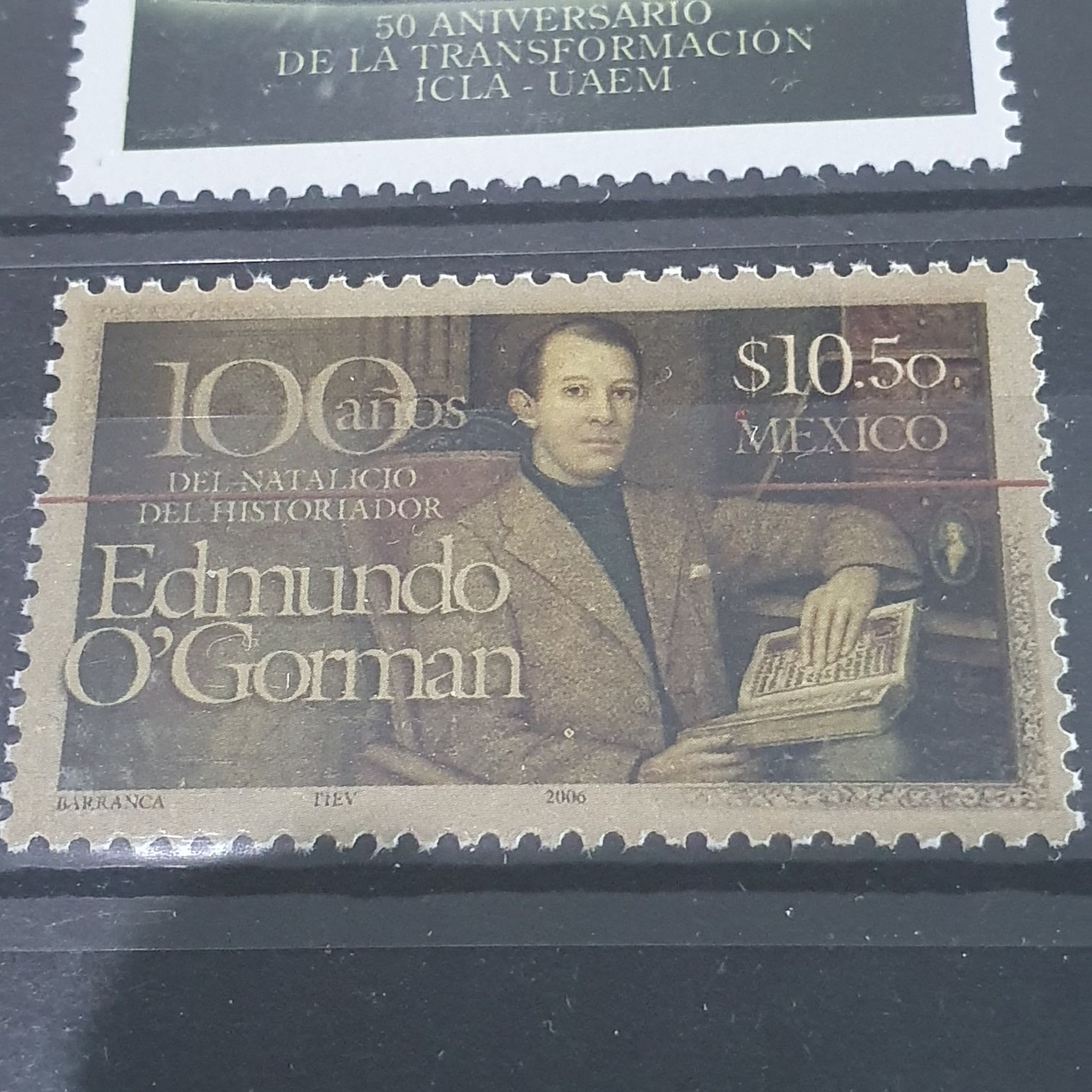 100 Años Del Natalicio Del Historiador Edmundo O`Gorman  stamp collectible - Main Image 2