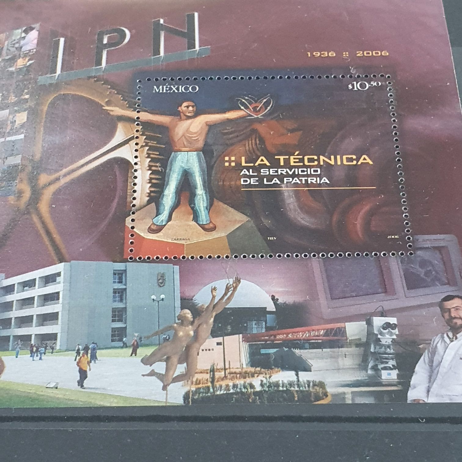 La Técnica Al Servicio De La Patria  stamp collectible - Main Image 2