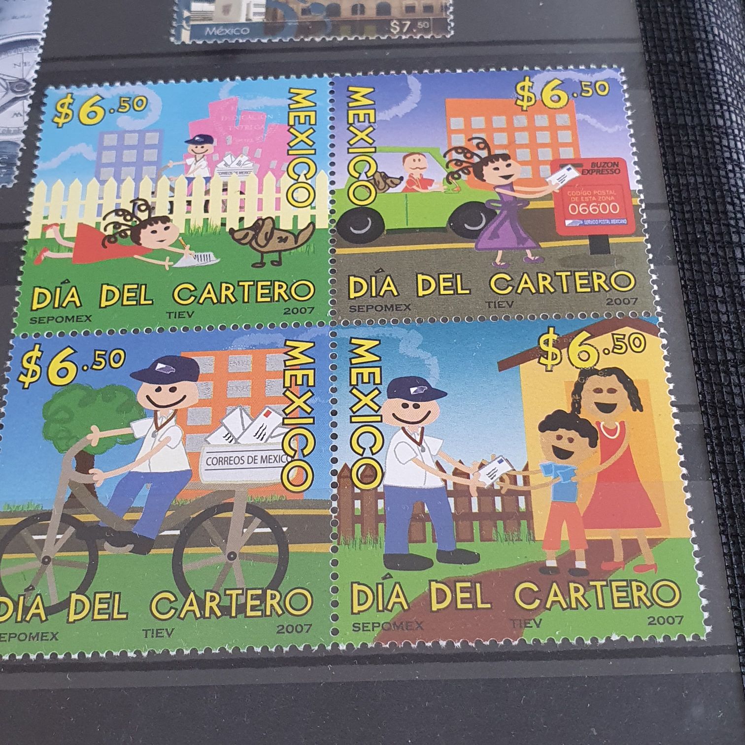 Día Del Cartero  stamp collectible - Main Image 2