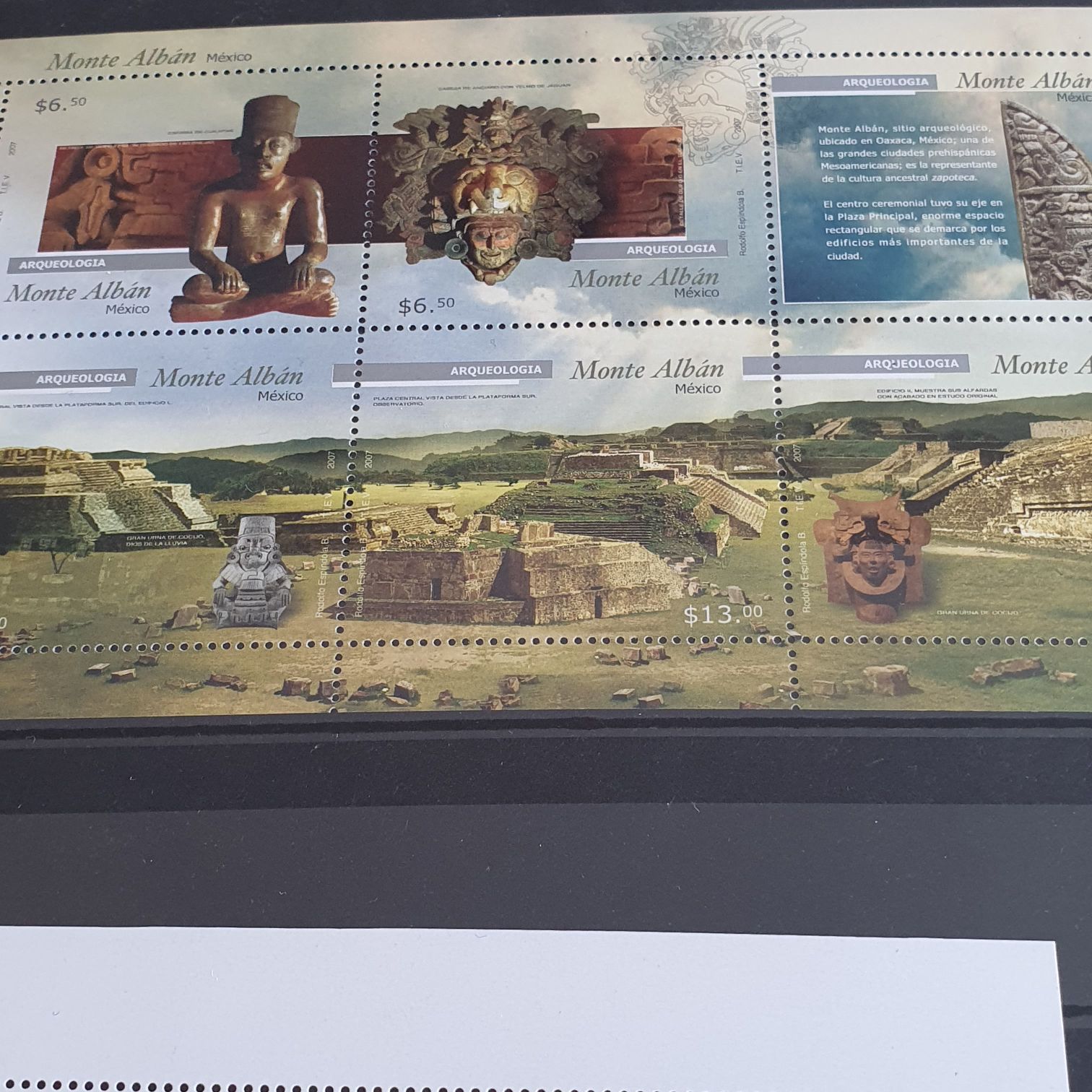 Monte Alban  stamp collectible - Main Image 2