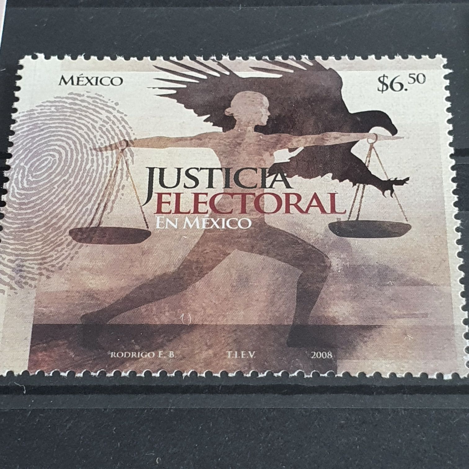 Justicia Electoral  stamp collectible - Main Image 2