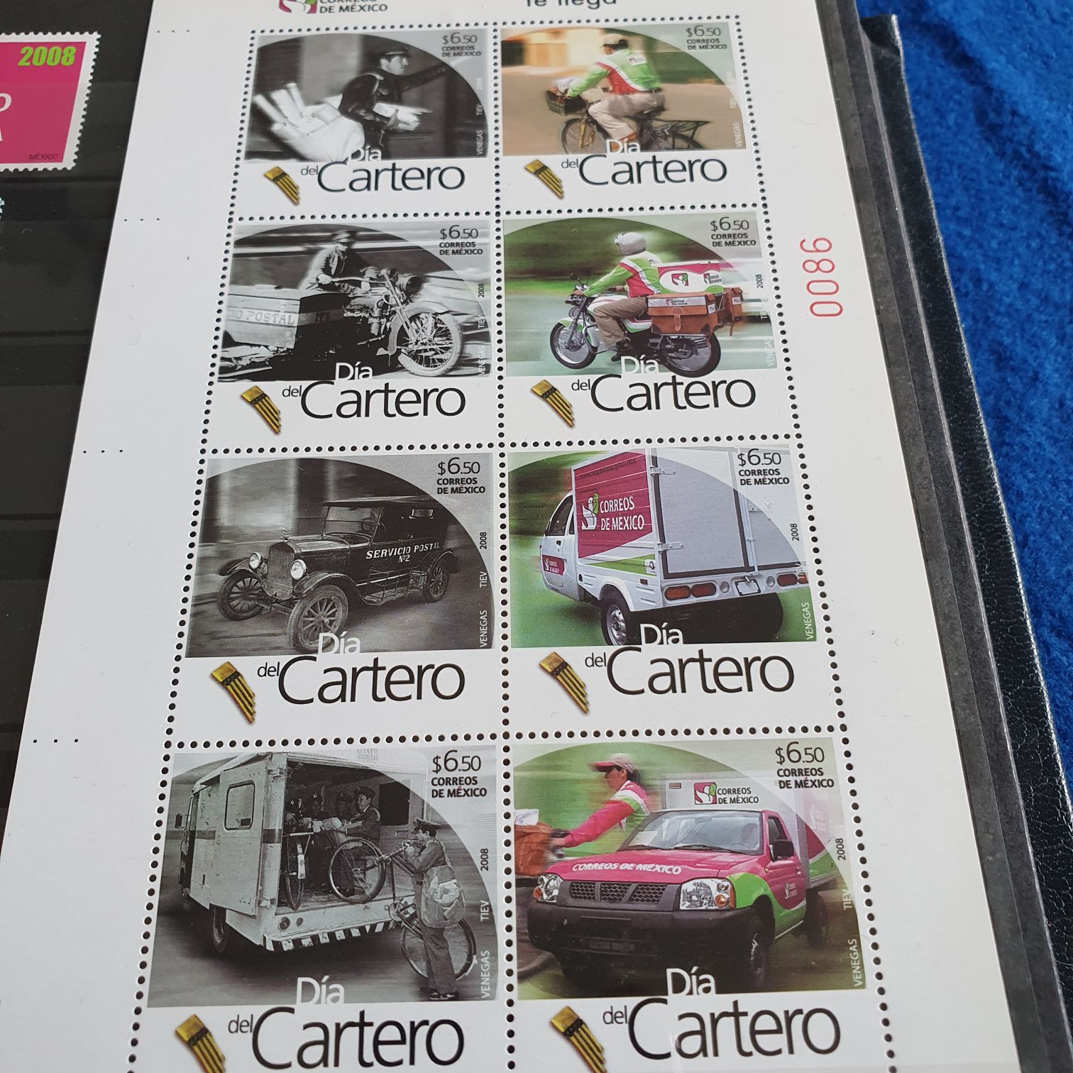 Día Del Cartero  stamp collectible - Main Image 2
