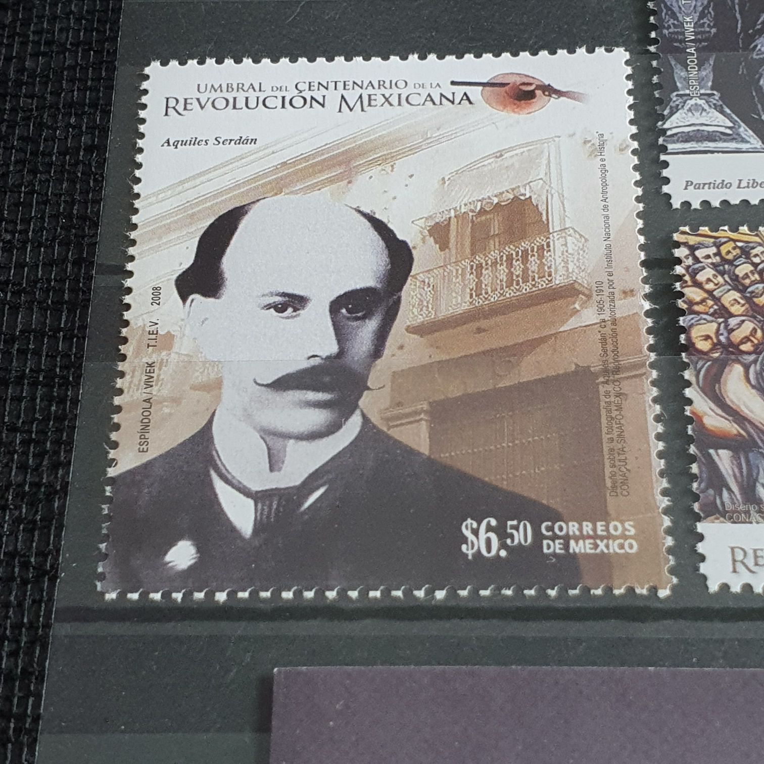 Centenario De La Revolución Mexicana  stamp collectible - Main Image 2