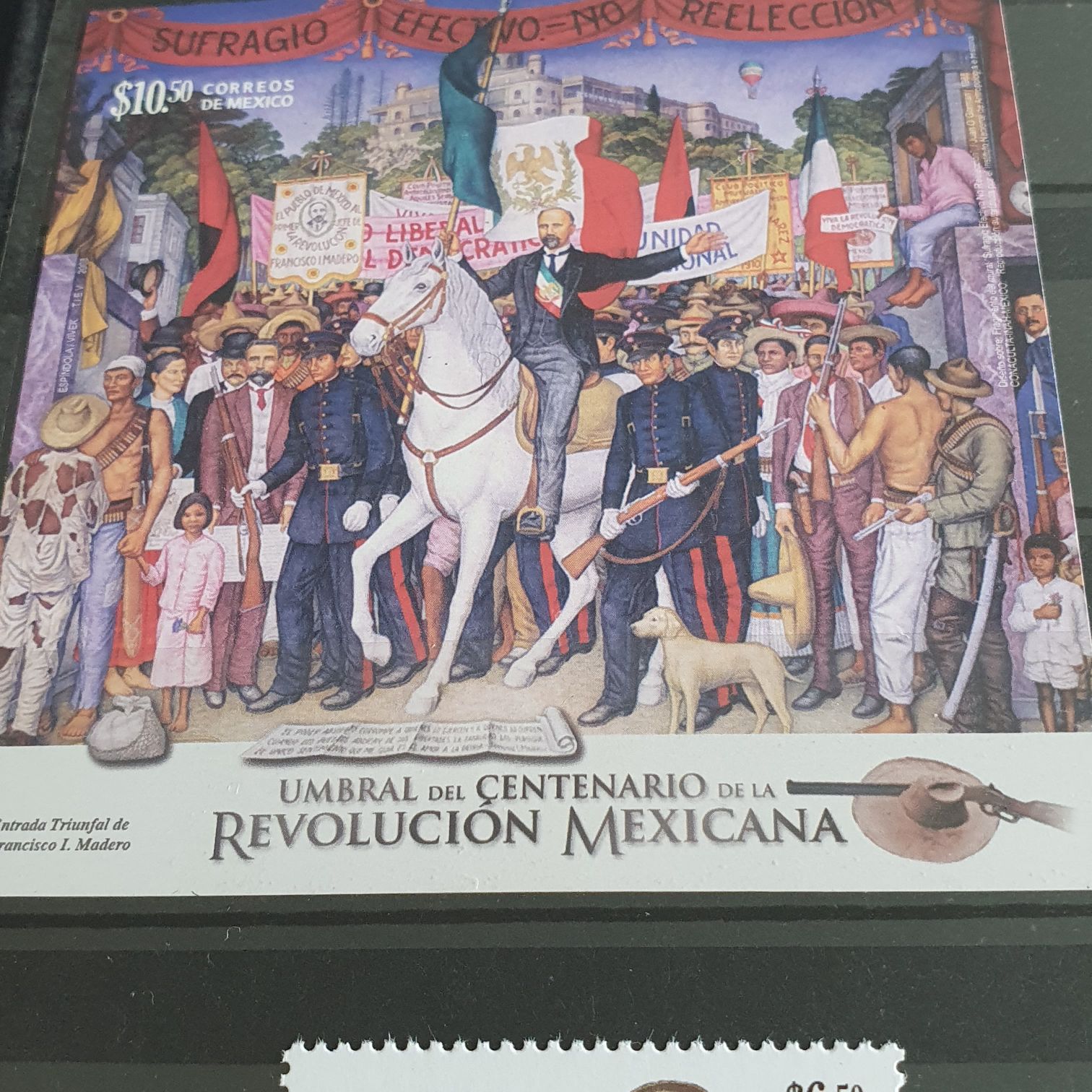 Centenario De La Revolución Mexicana  stamp collectible - Main Image 2
