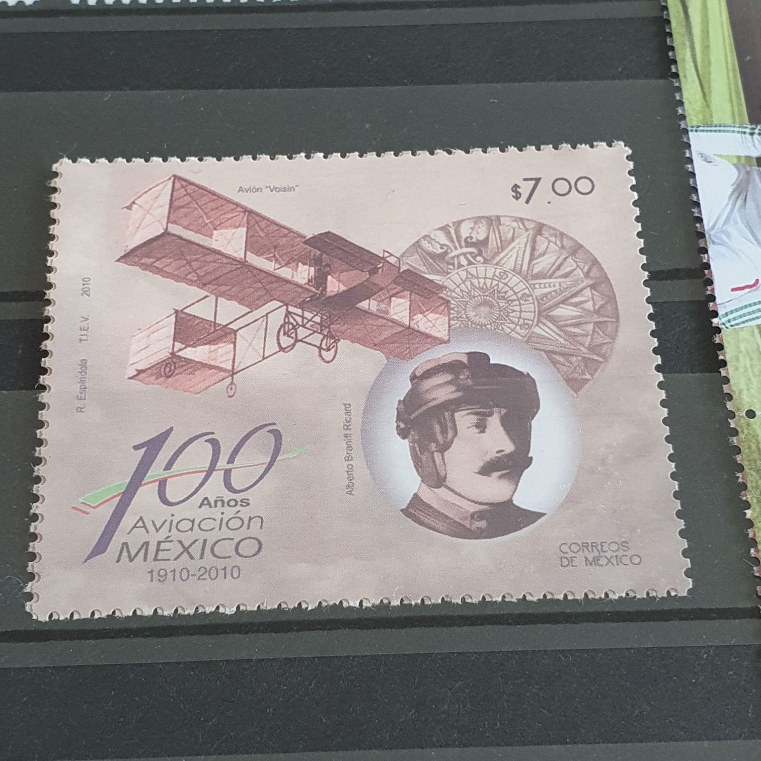 100 Años Aviación México  stamp collectible - Main Image 2
