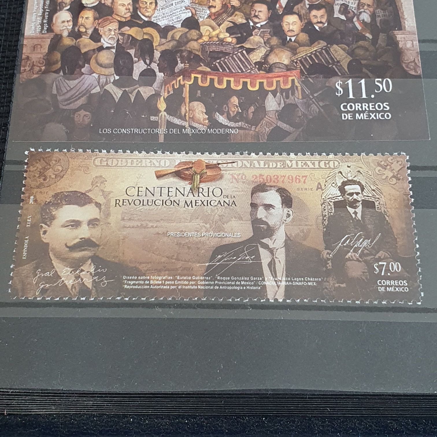 Centenario De La Revolución Mexicana  stamp collectible - Main Image 2