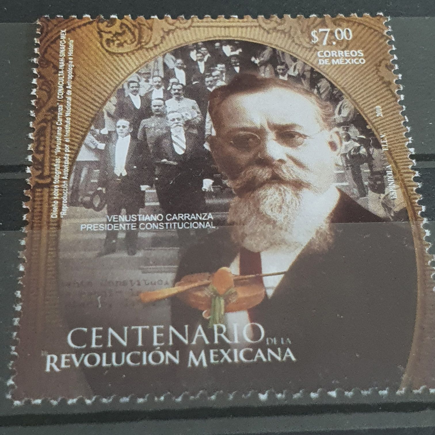 Centenario De La Revolución Mexicana  stamp collectible - Main Image 2