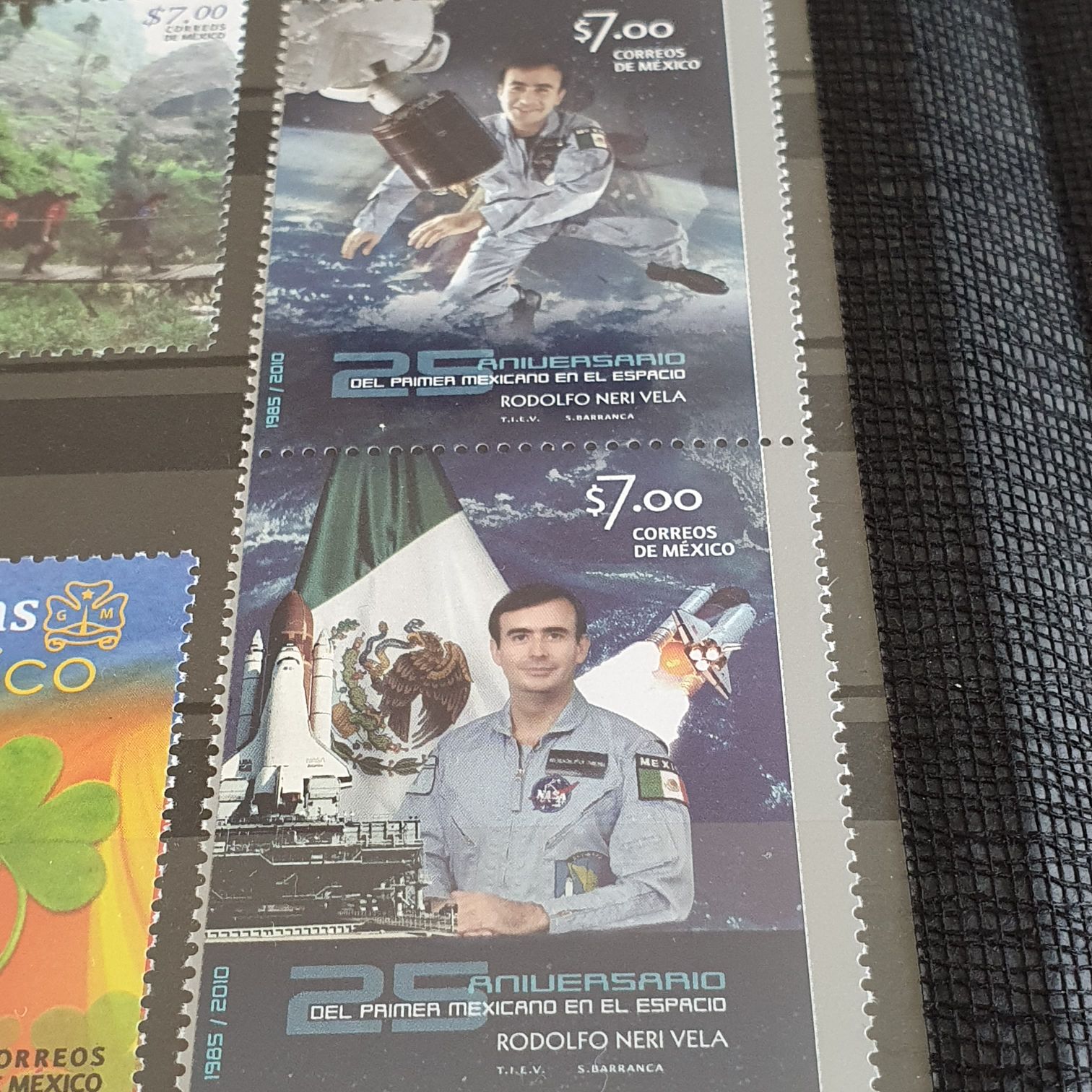 25 Aniversario Del Primer Mexicano En El Espacio  stamp collectible - Main Image 2