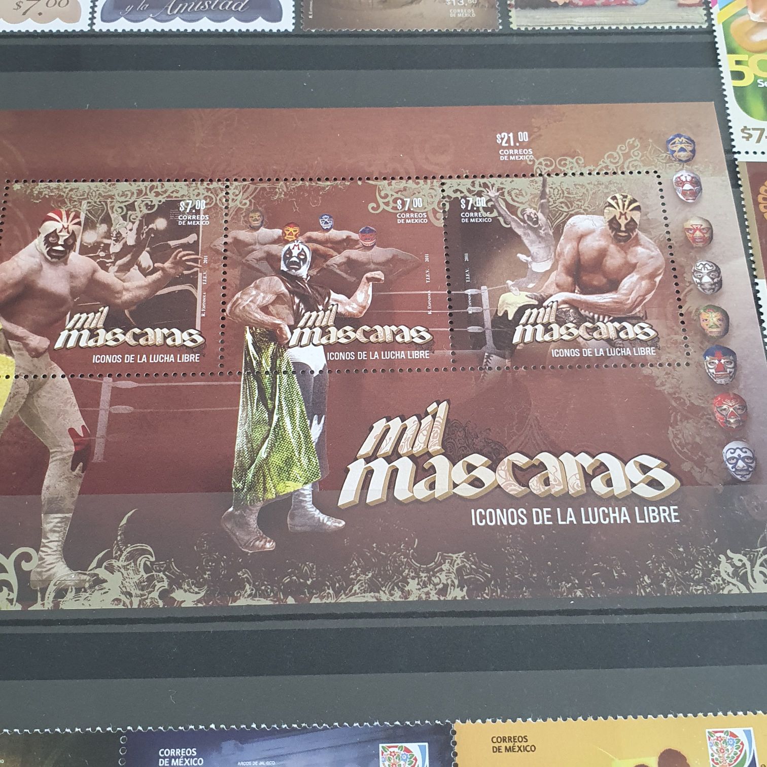 Iconos De Las Luchas Libres  stamp collectible - Main Image 2