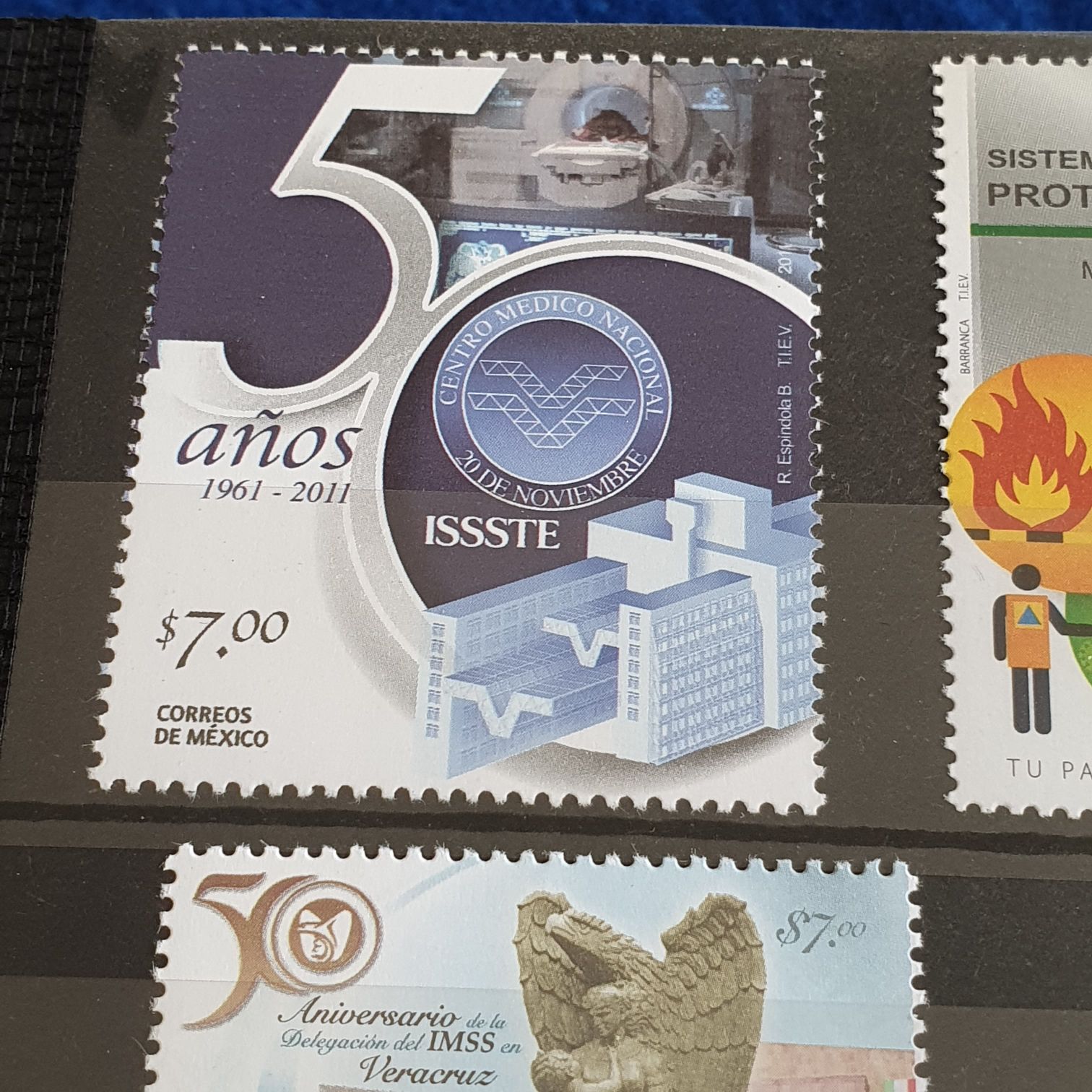 50 Años ISSSTE  stamp collectible - Main Image 2