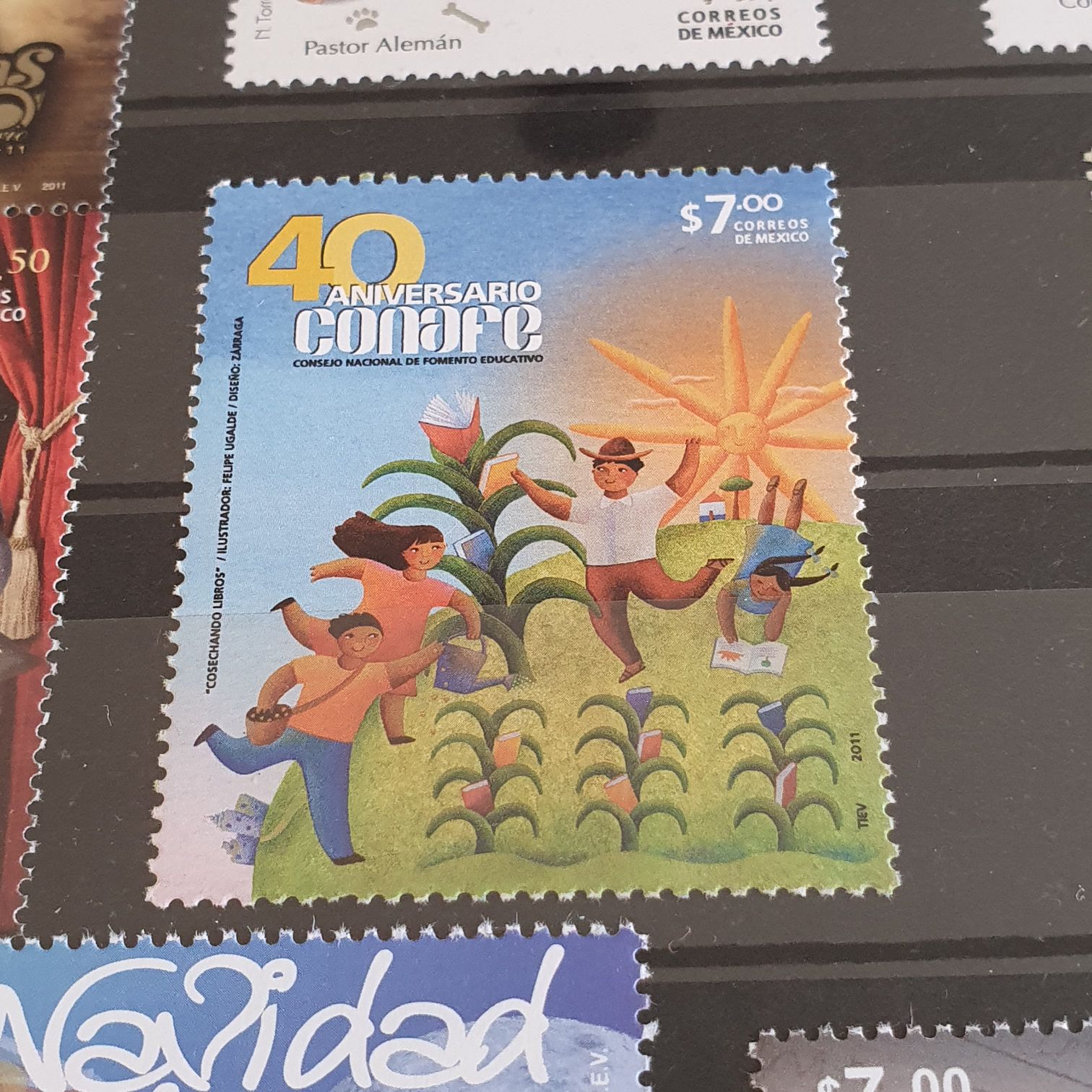 40 Aniversario Conafe  stamp collectible - Main Image 2