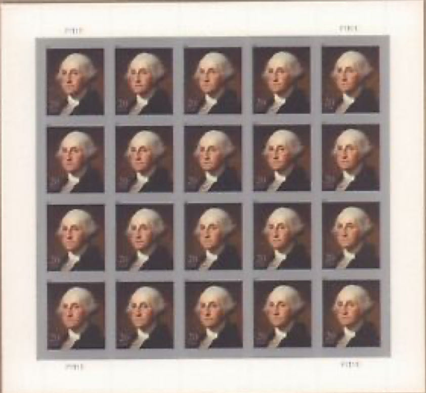 4504 George Washington  stamp collectible - Main Image 2