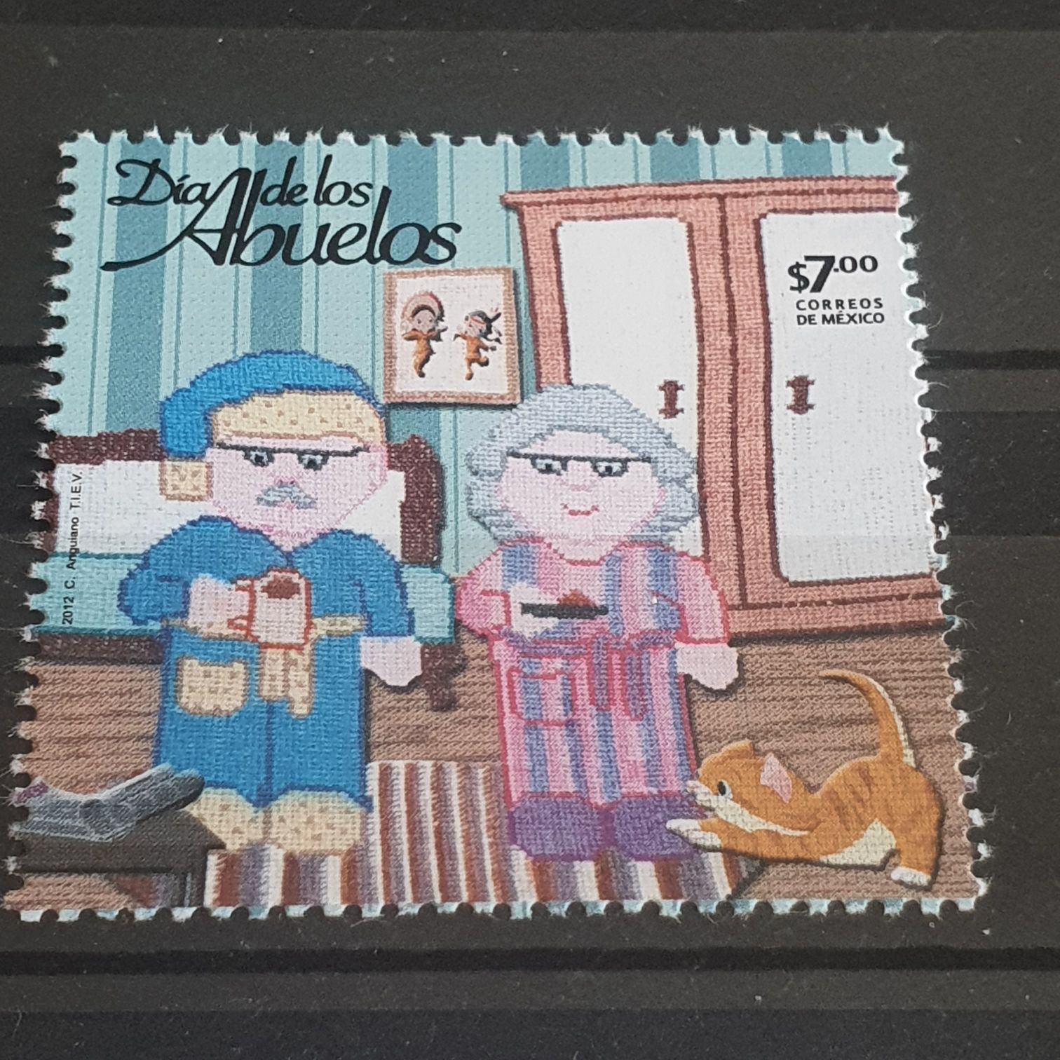Día De Los Abuelos  stamp collectible - Main Image 2